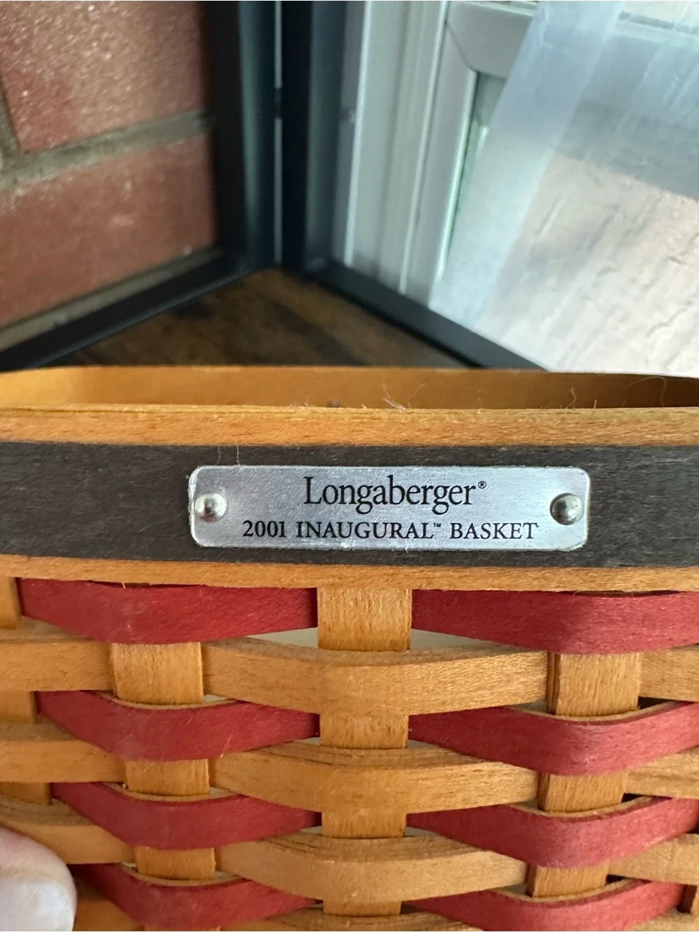 Longaberger 2001 Inaugural Basket